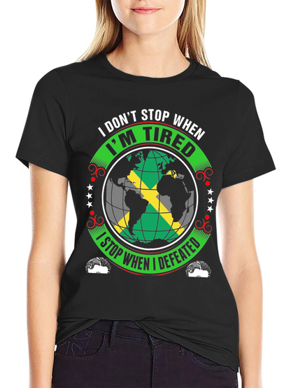 Jamaica Flag Motivational T-Shirt