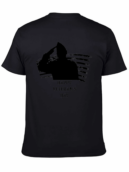 Happy Veterans Day Black T-Shirt