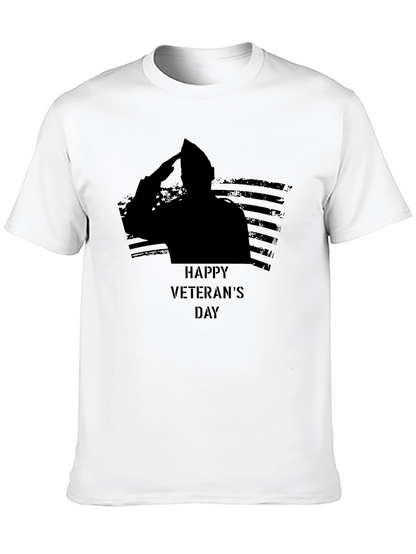 Happy Veterans Day Black T-Shirt