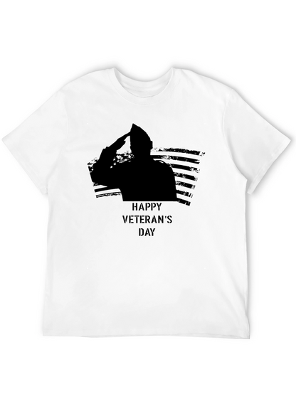 Happy Veterans Day Black T-Shirt
