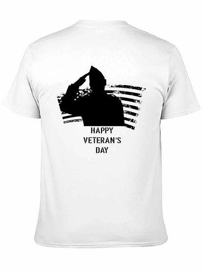Happy Veterans Day Black T-Shirt