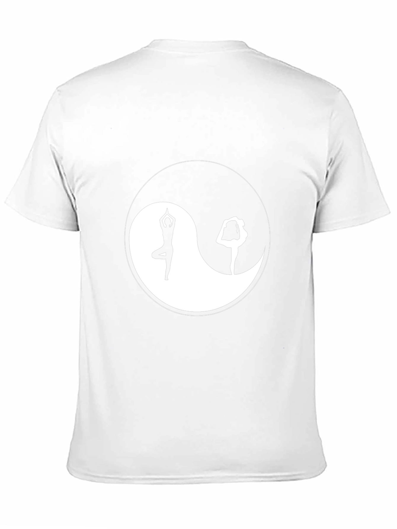 Yin Yang Yoga Graphic Black T-Shirt