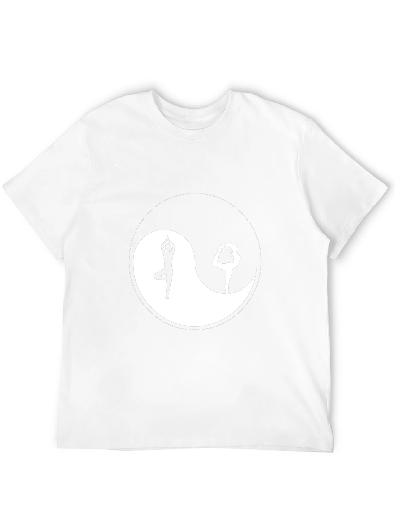Yin Yang Yoga Graphic Black T-Shirt