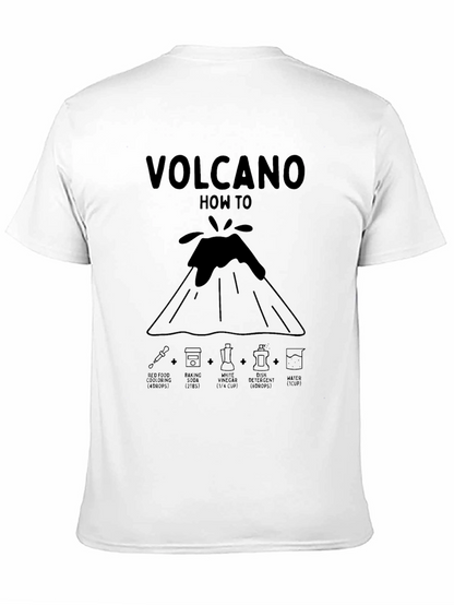 Volcano How To Black Graphic T-Shirt