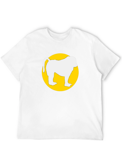 Monkey Graphic T-Shirt - Round Circle Design