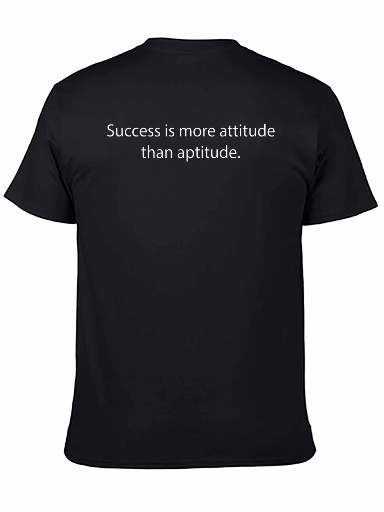 Attitude Over Aptitude Graphic Tee - Black
