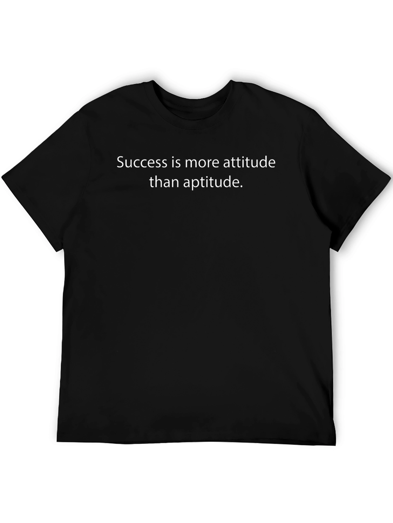 Attitude Over Aptitude Graphic Tee - Black