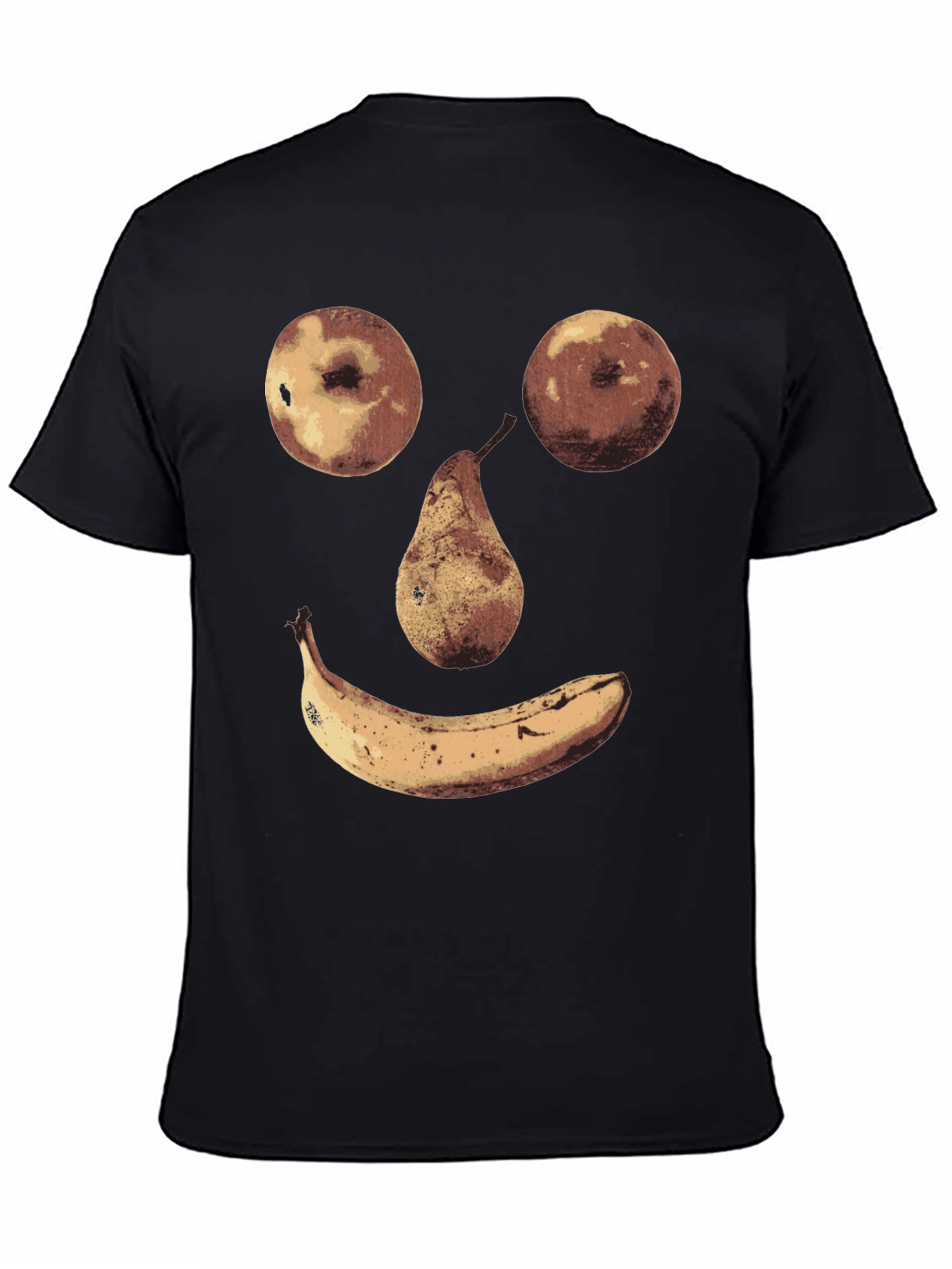 Fruit Face Graphic Tee - Unique Humor Shirt