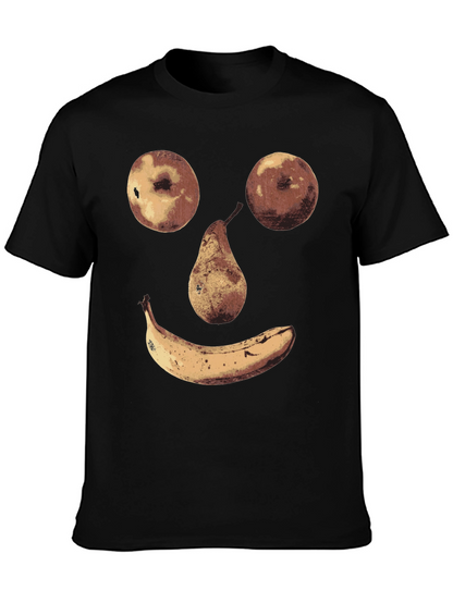Fruit Face Graphic Tee - Unique Humor Shirt