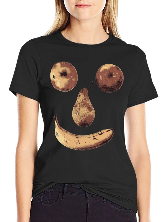 Fruit Face Graphic Tee - Unique Humor Shirt