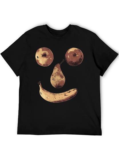 Fruit Face Graphic Tee - Unique Humor Shirt