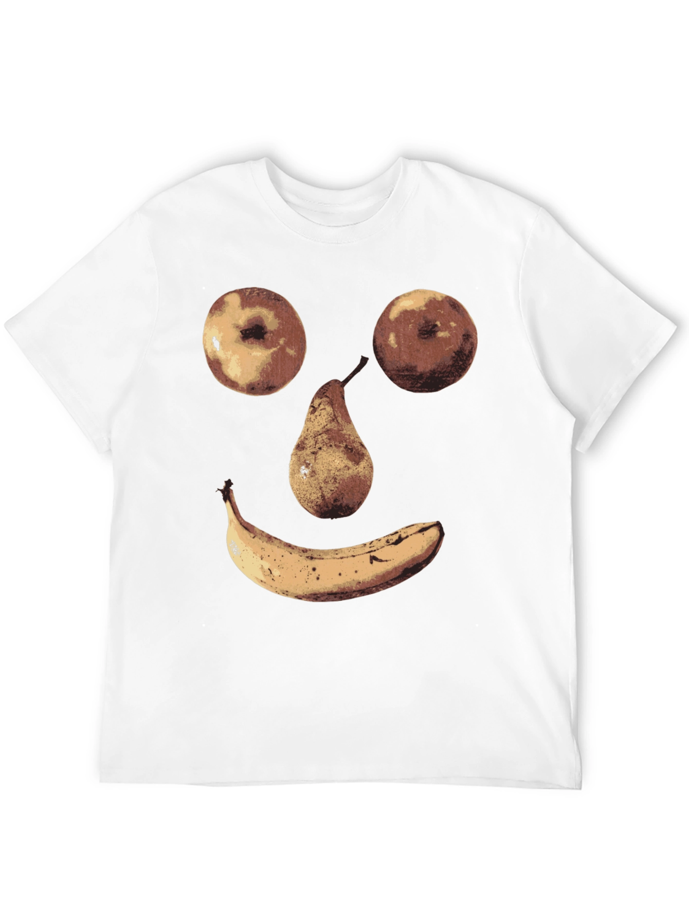 Fruit Face Graphic Tee - Unique Humor Shirt
