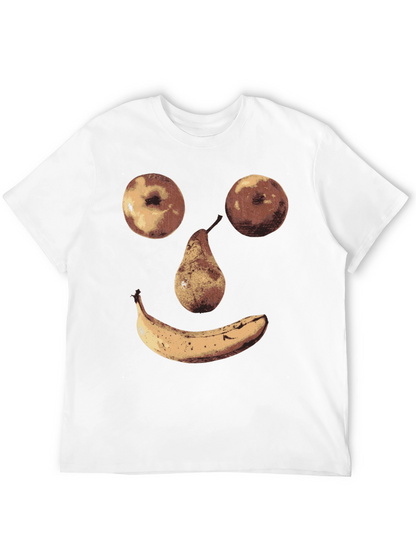 Fruit Face Graphic Tee - Unique Humor Shirt
