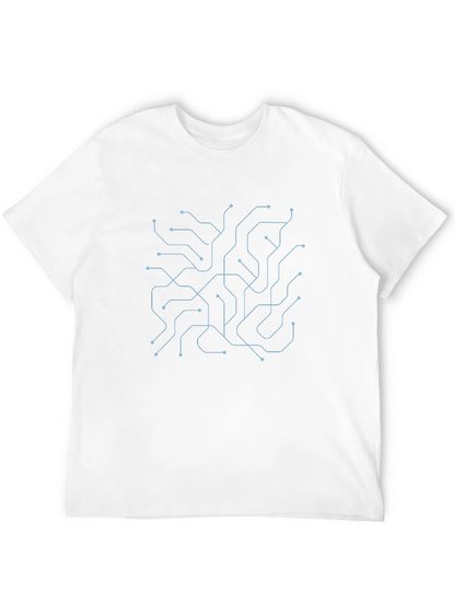Circuit Board Graphic Tee - Modern Tech Style