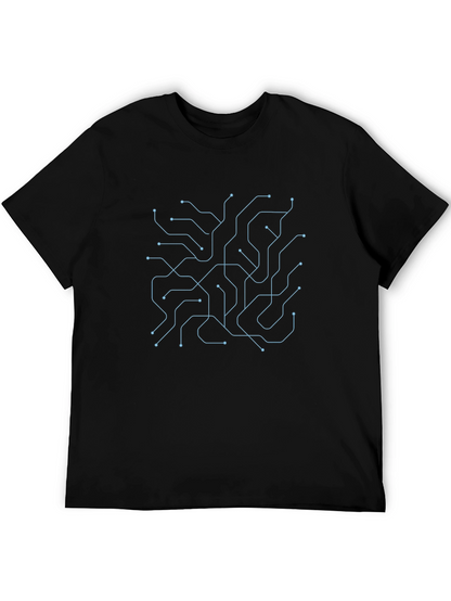 Circuit Board Graphic Tee - Modern Tech Style