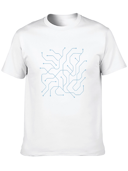 Circuit Board Graphic Tee - Modern Tech Style