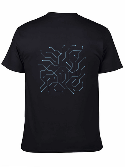 Circuit Board Graphic Tee - Modern Tech Style