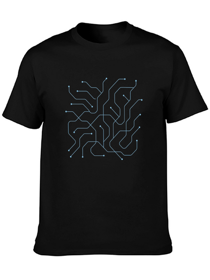 Circuit Board Graphic Tee - Modern Tech Style