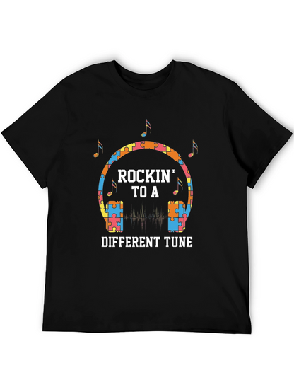 Rockin to a Different Tune T-Shirt - Autism Awareness