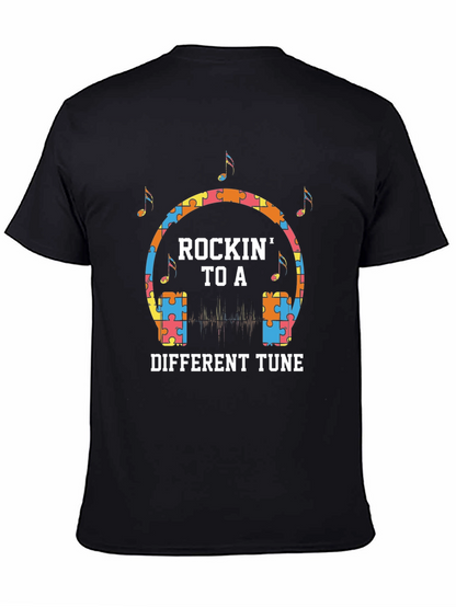 Rockin to a Different Tune T-Shirt - Autism Awareness