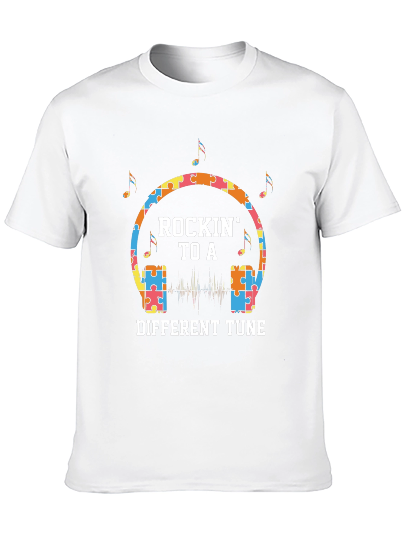 Rockin to a Different Tune T-Shirt - Autism Awareness