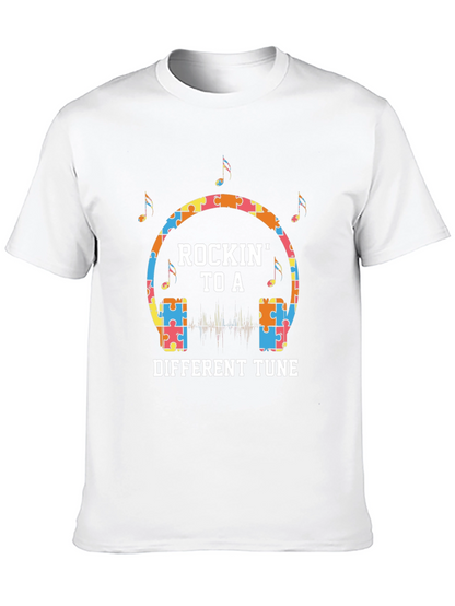 Rockin to a Different Tune T-Shirt - Autism Awareness