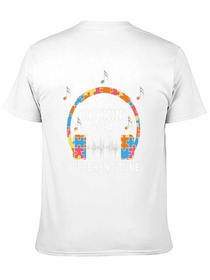 Rockin to a Different Tune T-Shirt - Autism Awareness