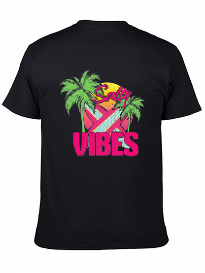 Salty Vibes Retro Graphic T-Shirt