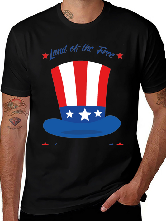 Patriotic Top Hat Graphic Tee