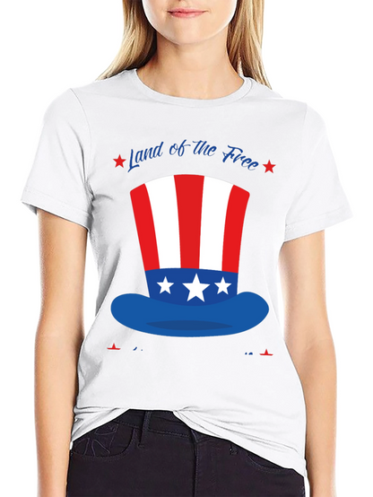 Patriotic Top Hat Graphic Tee