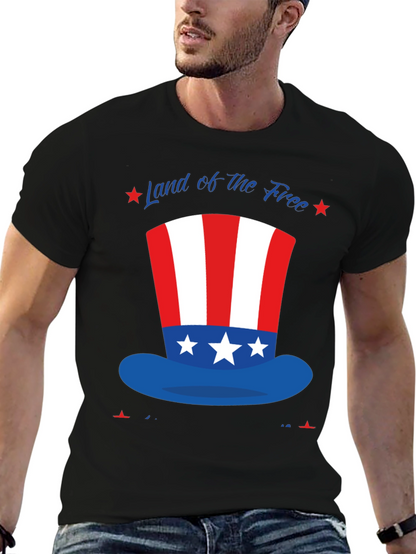 Patriotic Top Hat Graphic Tee