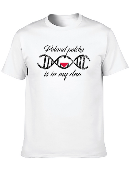 Poland Polska DNA Heart T-Shirt