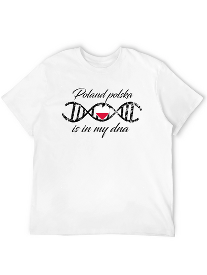 Poland Polska DNA Heart T-Shirt