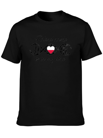 Poland Polska DNA Heart T-Shirt