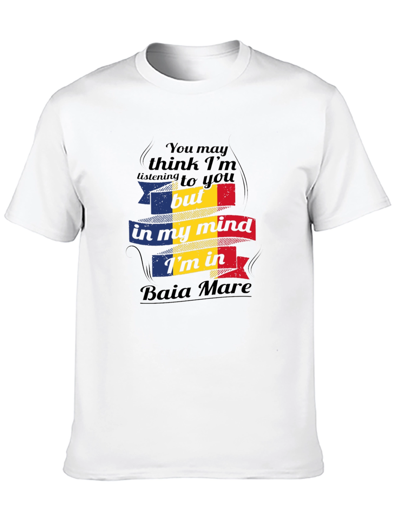 Baia Mare Mind T-Shirt - Black Cotton Tee