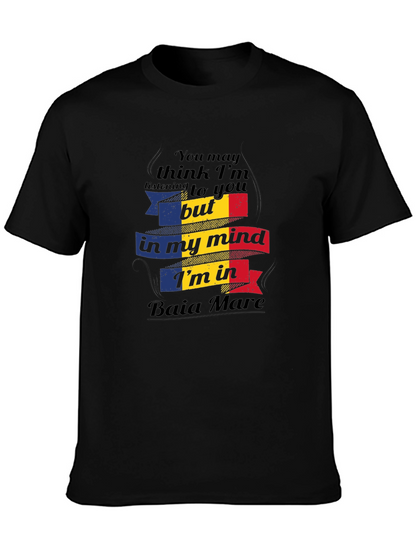 Baia Mare Mind T-Shirt - Black Cotton Tee