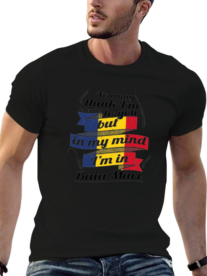 Baia Mare Mind T-Shirt - Black Cotton Tee