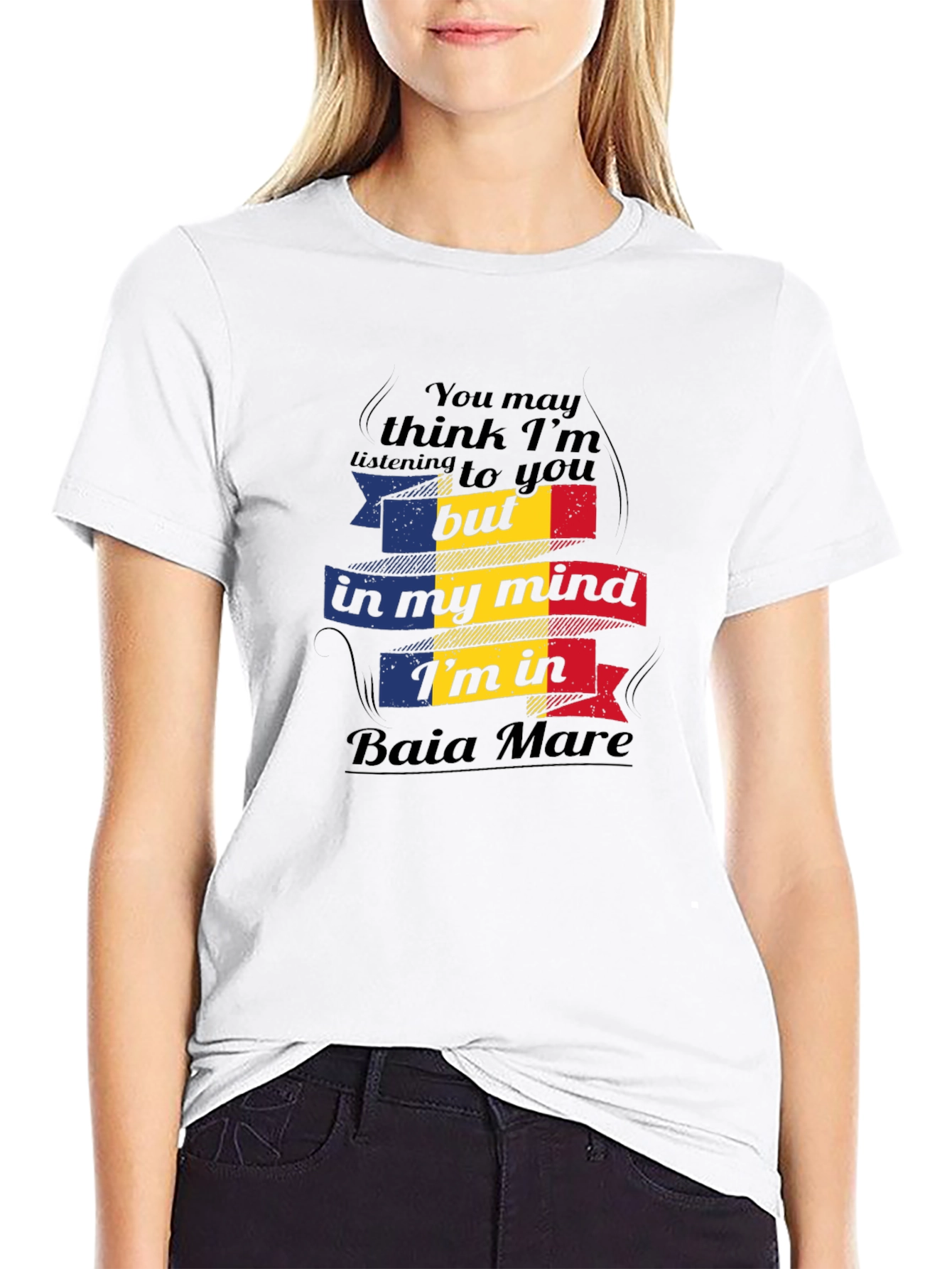 Baia Mare Mind T-Shirt - Black Cotton Tee