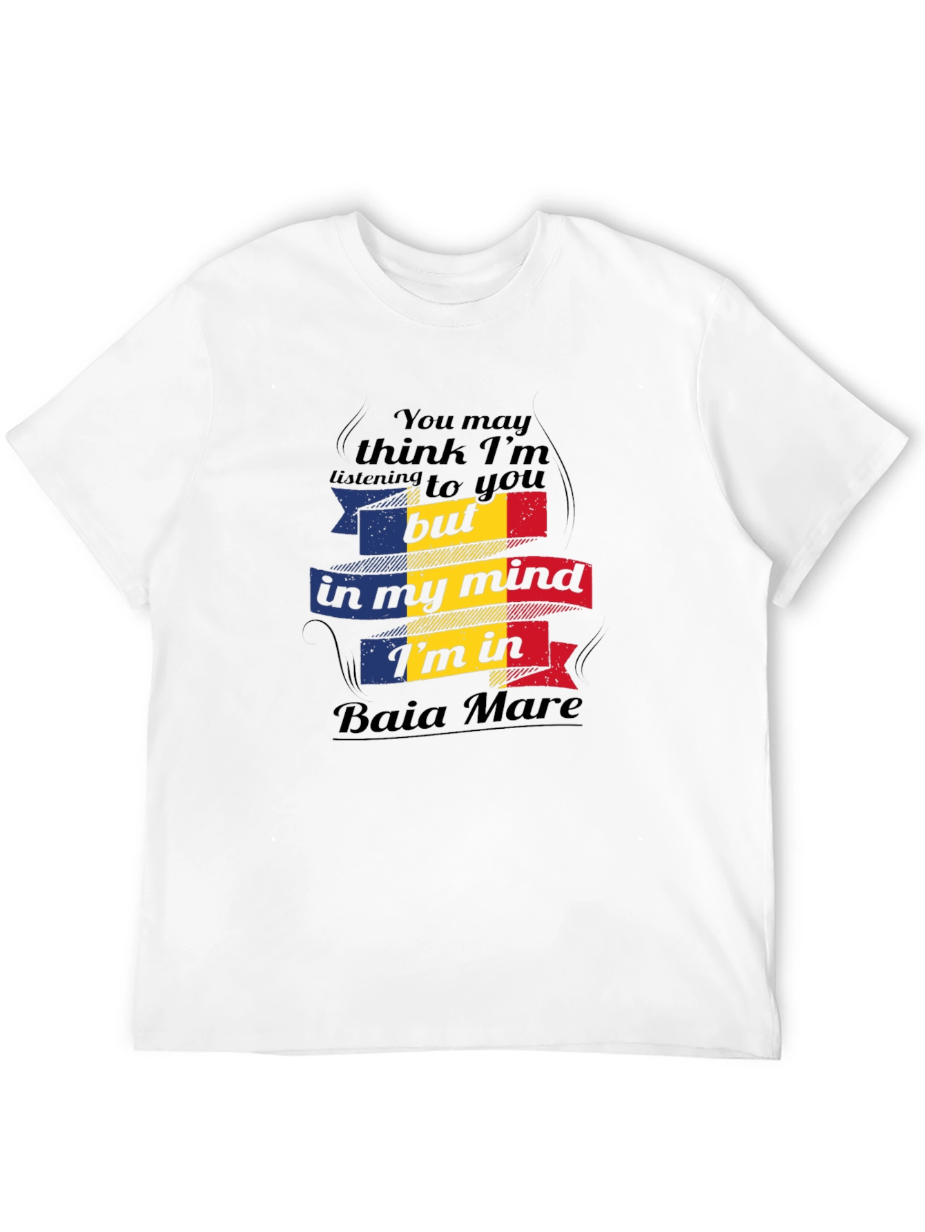 Baia Mare Mind T-Shirt - Black Cotton Tee