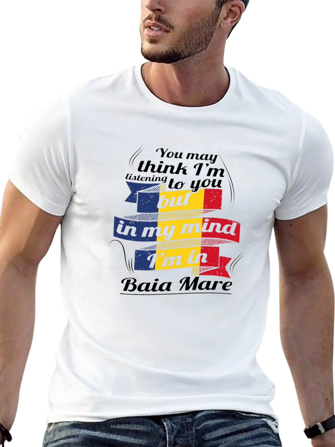 Baia Mare Mind T-Shirt - Black Cotton Tee