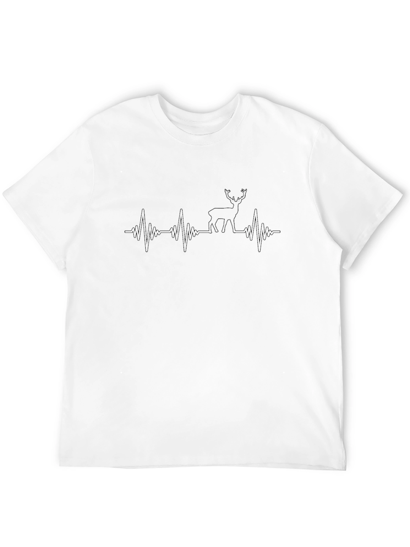 Deer Heartbeat T-Shirt - Nature Lover Tee
