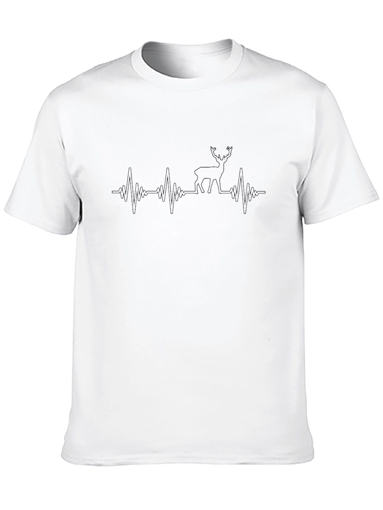 Deer Heartbeat T-Shirt - Nature Lover Tee