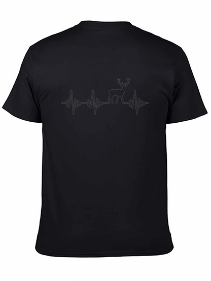 Deer Heartbeat T-Shirt - Nature Lover Tee