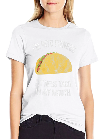 Funny Fitness Taco T-Shirt - Foodie Gym Tee