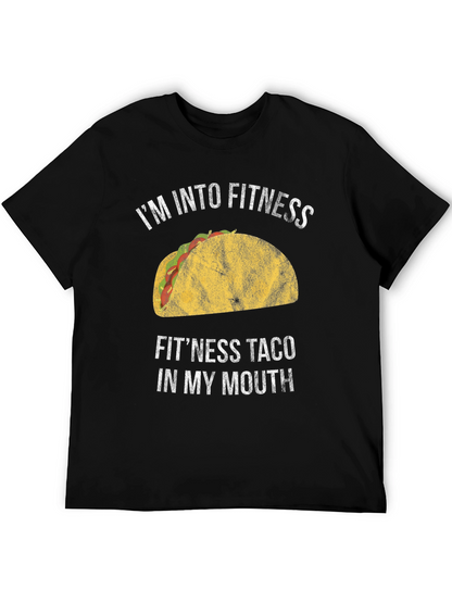 Funny Fitness Taco T-Shirt - Foodie Gym Tee