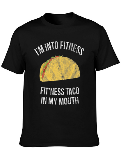 Funny Fitness Taco T-Shirt - Foodie Gym Tee