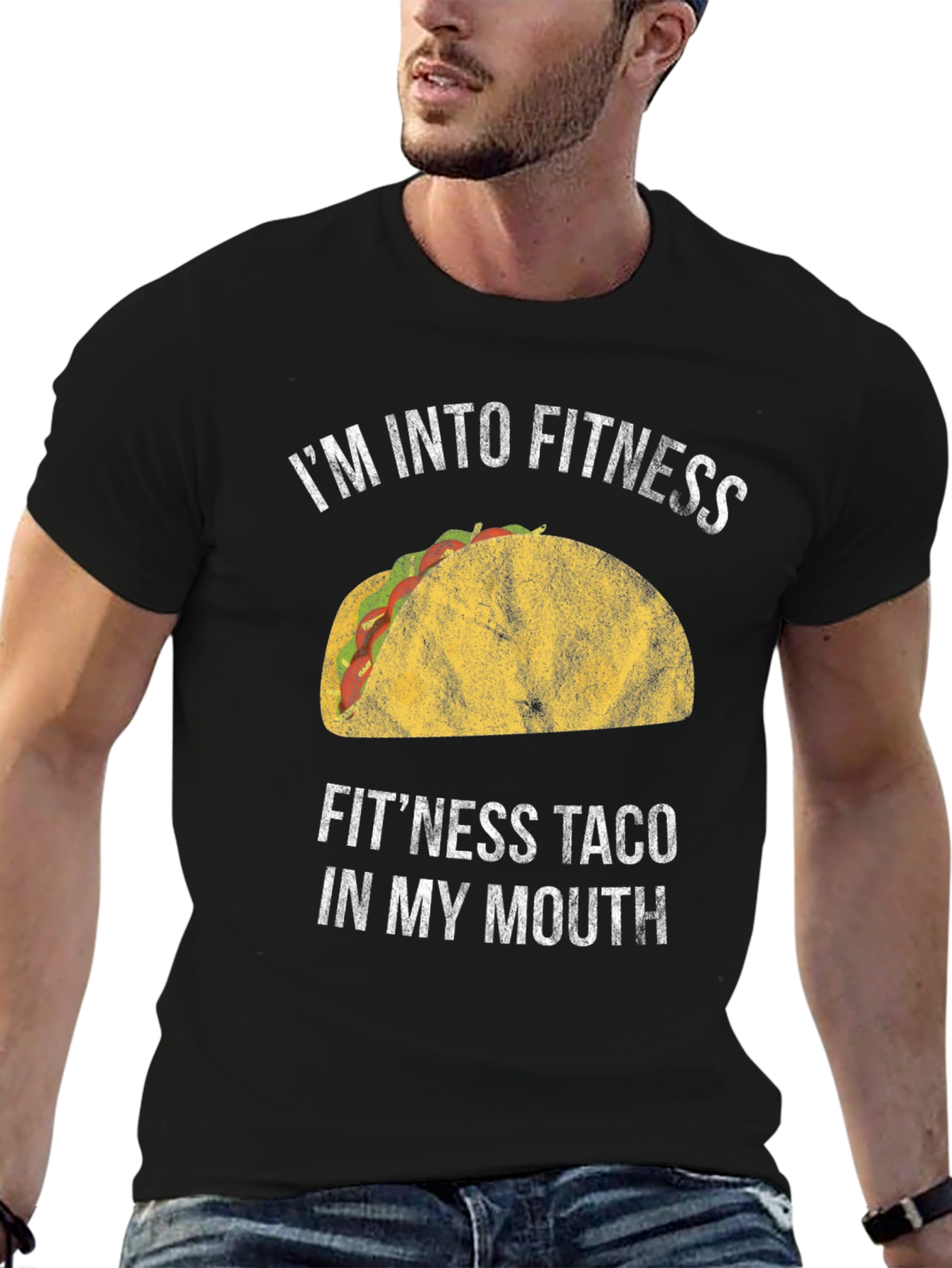 Funny Fitness Taco T-Shirt - Foodie Gym Tee