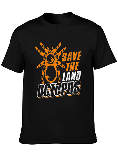Save the Land Octopus T-Shirt - Spider Design