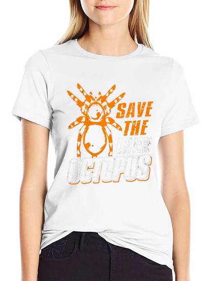 Save the Land Octopus T-Shirt - Spider Design