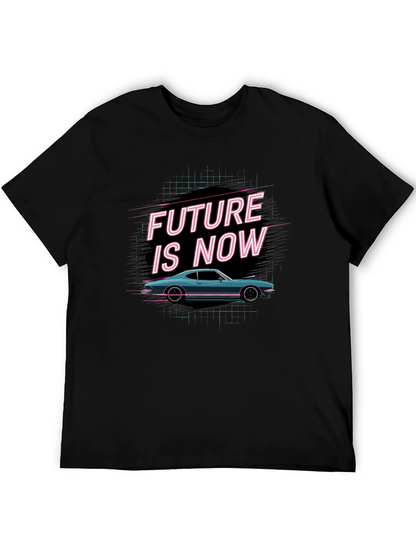 Retro Future is Now Car Graphic Tee